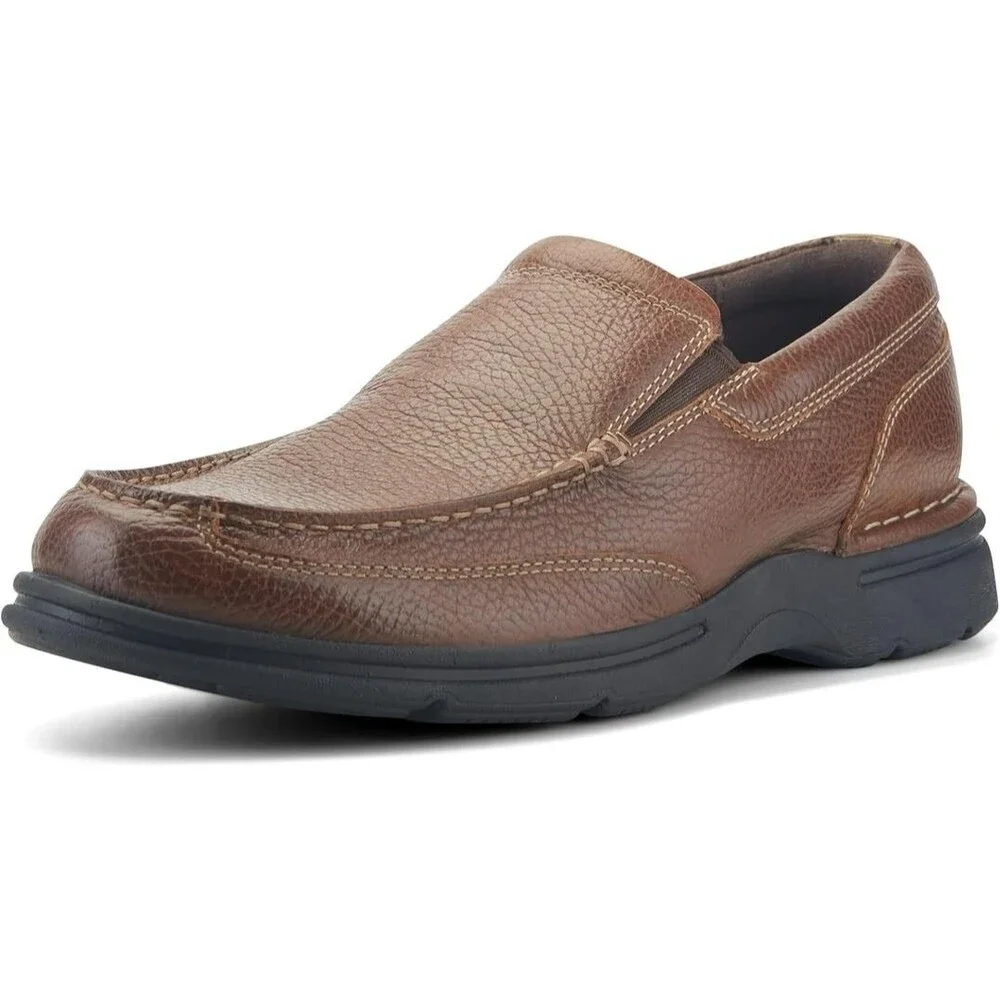 Rockport Men's Eureka Plus Slip on Loafers Size 8.5 Bridle Casual Closed Toe